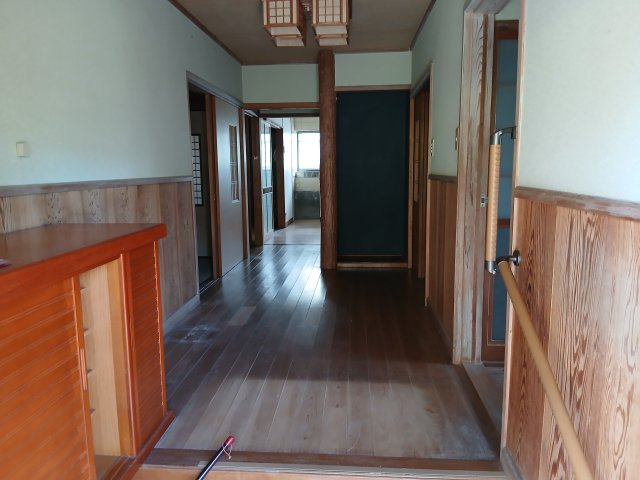 柳川市北長柄町の中古一戸建の玄関