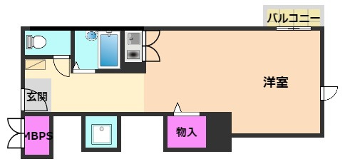 トレンディア高槻の間取り