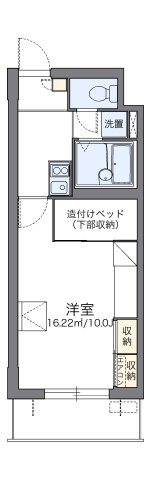 レオパレスパルコートＣの間取り