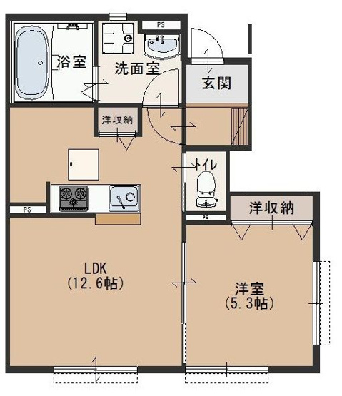 【間取り】 | クレール・シャンブルⅡ