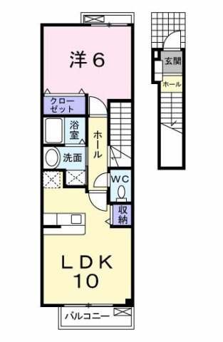 イースト　Ｓの間取り