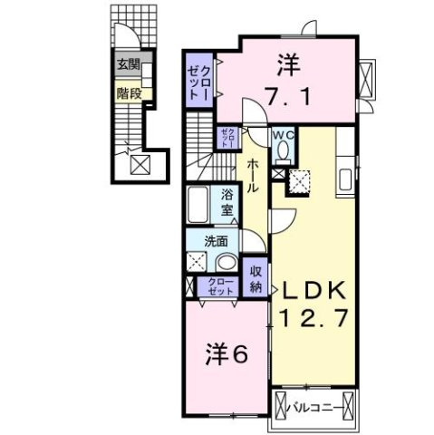 ジラソーレの間取り