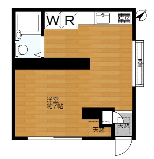 服部荘の間取り