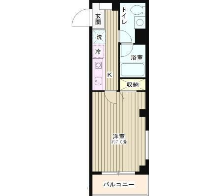 パセオ中野の間取り|間取りです。