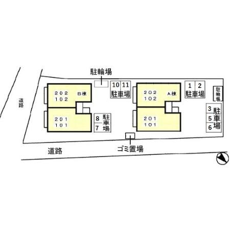 サンモール IIAの区画図