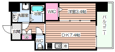 【間取り】 | BPRレジデンス梅田西