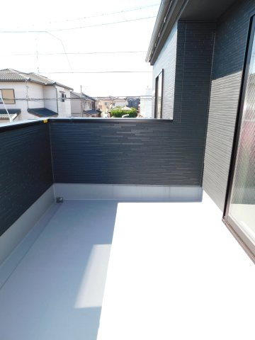 名古屋市中川区万場１丁目の新築一戸建のバルコニー|◇バルコニー◇　　南面で陽当り良好なワイドバルコニー♪　