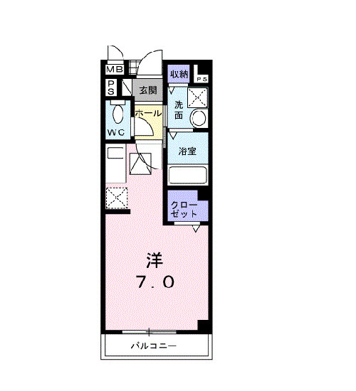 プロムナードＢの間取り