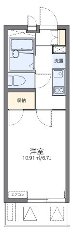 レオパレス曙の間取り