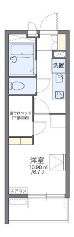 レオパレス大井町の間取り
