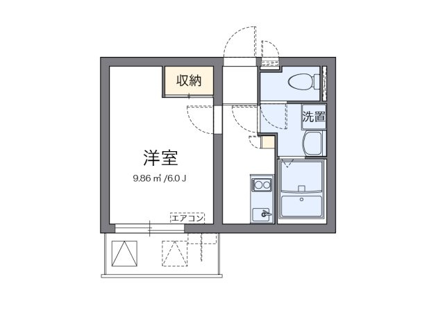 クレイノＫＯＷＡの間取り|代表的な間取のため実際の間取とは異なる場合があります