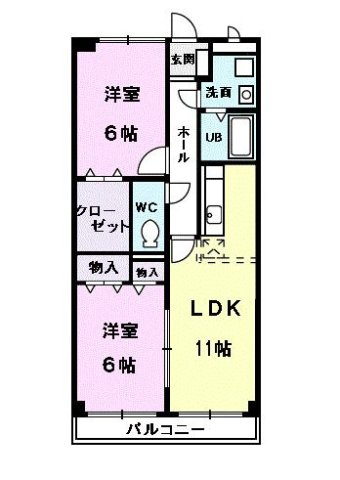 エトワール宝地の間取り