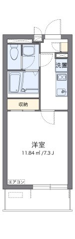 クレイノ善進本町の間取り|代表的な間取のため実際の間取とは異なる場合があります