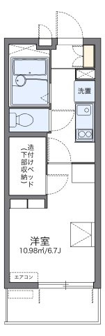 レオパレスハイ　ウッド　中平の間取り