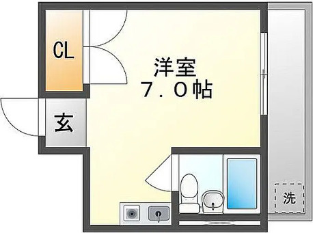 岡山市中区門田屋敷2丁目　一棟マンションの間取り
