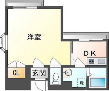 岡山市中区門田屋敷2丁目　一棟マンションの間取り