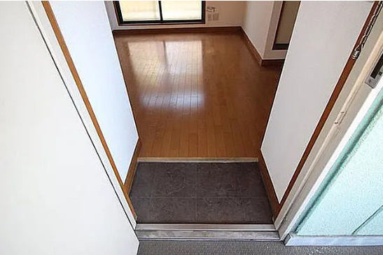 岡山市中区門田屋敷2丁目　一棟マンションの玄関