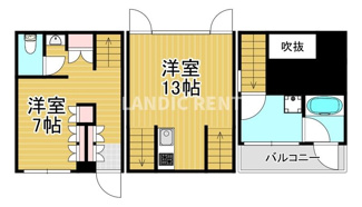 【間取り】 | 大濠Lusso Vita