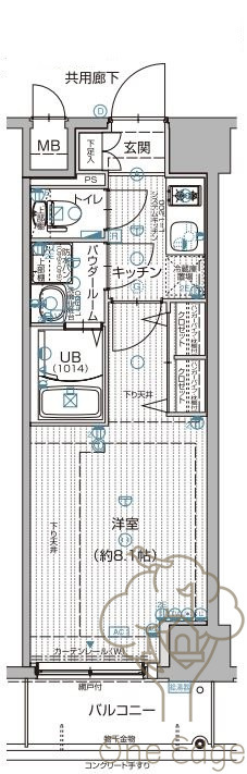 セオリー梅田ドムスの間取り