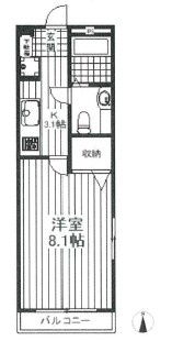 【間取り】 | ジュネス祖師谷