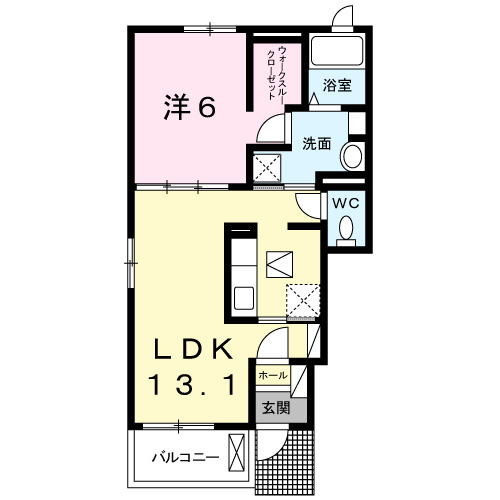 ベルローズの間取り
