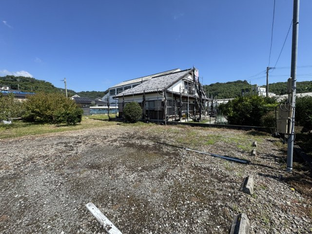 宇城市不知火町松合の売地の外観
