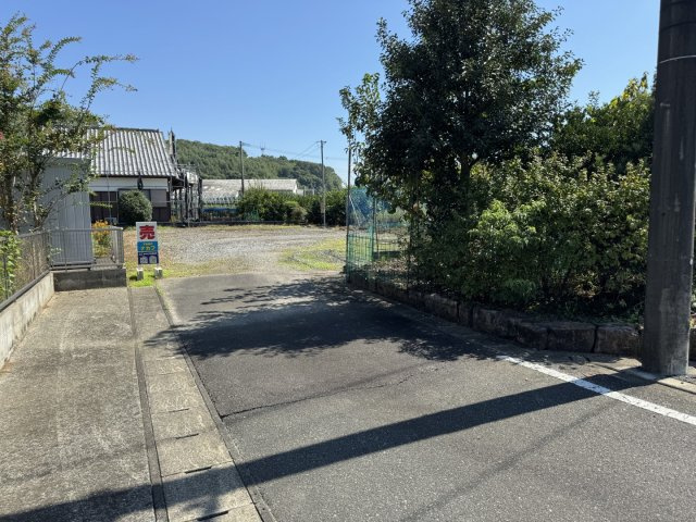 宇城市不知火町松合の売地の前面道路含む現地写真