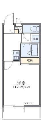 レオパレスエストの間取り|代表的な間取のため実際の間取とは異なる場合があります