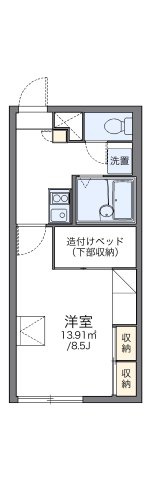 レオパレス９２１の間取り