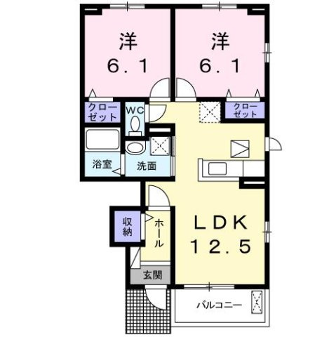 カーネーションの間取り