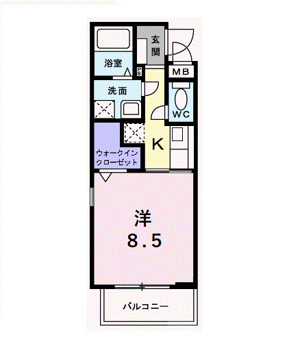 メゾン　クルーズの間取り