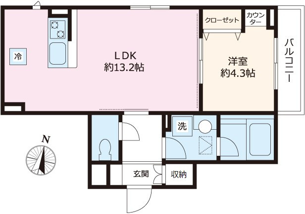 tamiser白山の間取り