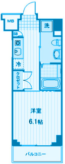 【間取り】 | プロスペクト武蔵新城 