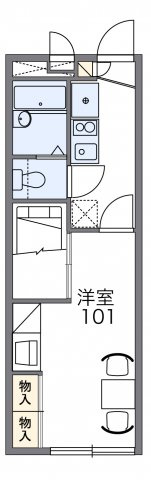 【間取り】 | レオパレスヒルズ日野Ⅱ | 画像2