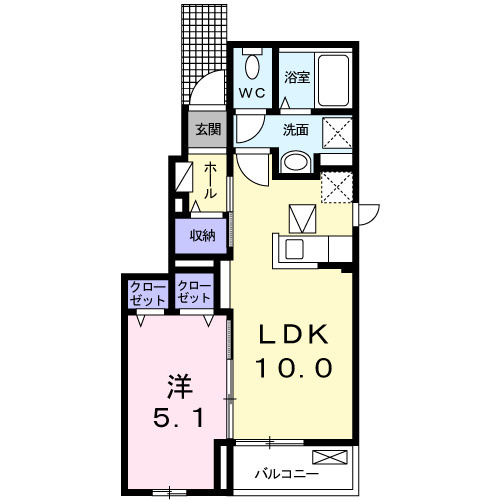 【間取り】 | サニーベールＫ | 間取図