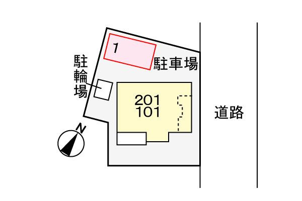 エトワール名東の区画図