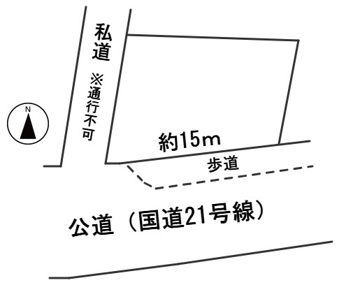 ６７４９６　各務原市那加桐野外二ケ所大字入会地土地の区画図