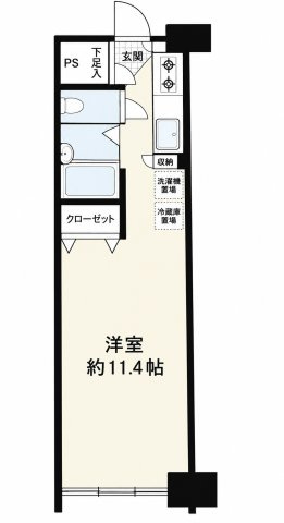 カーサ第1亀戸　5号棟の間取り
