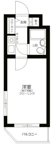 ライオンズマンション江古田第３の間取り|間取りです。