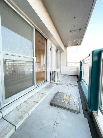 ガーデンコート清瀬3号棟　旧コーポレート清瀬駅南3号棟のバルコニー