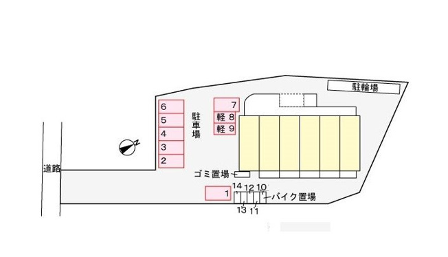 【駐車場】 | フィオーレ　カンパネラ