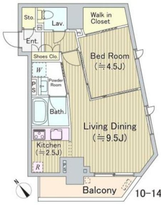 オリゼー茅場町の間取り