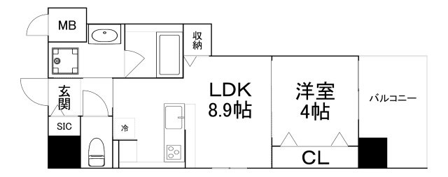 【間取り】 | コーポラス京橋
