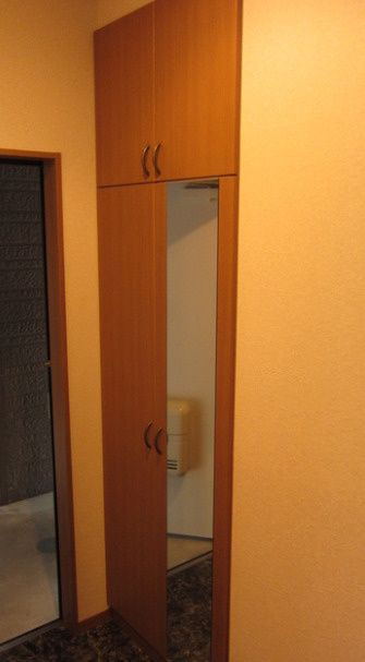 福岡市南区柳河内２丁目のアパートの玄関