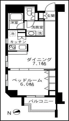 【間取り】 | イーリスコート桜上水