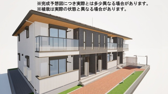 フルールAの外観パース