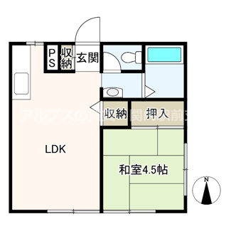 【間取り】 | ビューラ⼭⼿