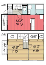 【間取り】 | RHB御成台　D棟