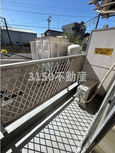 エクセランス岐阜西のバルコニー