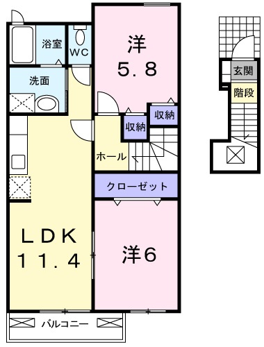 ライゼハイムの間取り